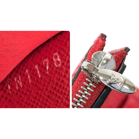 Authentic Epi Red LOUIS VUITTON Portefeuil LV Twist Compact Trifold Wallet - Picture 9 of 10